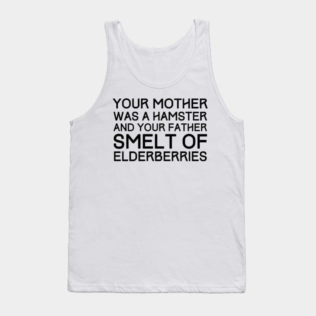 Your Mother Was A Hamster Tank Top by HobbyAndArt